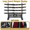 Barydat 4 Tier Katana Sword Stand with Cutout Design