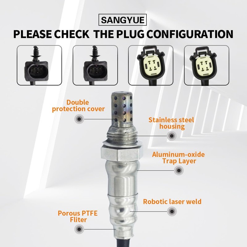 Sangyue 4X Oxygen O2 Sensor 1 & 2 for 2011