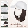 Hairro Wig Hat For Women Baseball Cap With Hair Extensions