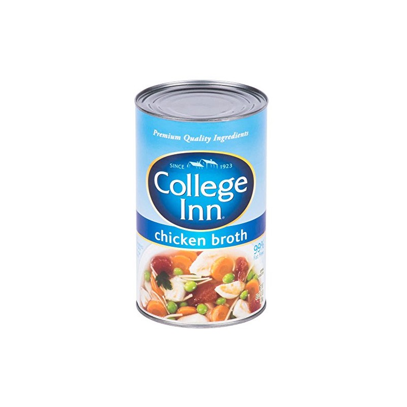 College Inn 48 oz. Can Chicken Broth - 12/Case By
