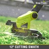 SnapFresh 20V Weed Wacker，2-in-1 Cordless 12" String Trimmer & Lawn