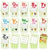 30PCS Letter Cognition Flash Cards for Kids,Reusable English Alphabet Flashcards