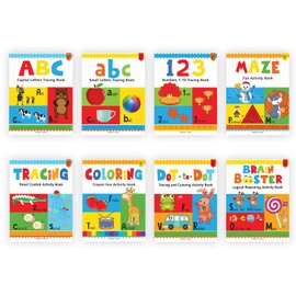 Preschool Complete Learning Activity Pack For Kids (Box Set of 8 Books)