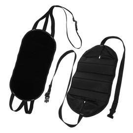 STOBOK Airplane Foot Hammock Memory Foam Footrest for Plane Travel Inflatable Foot Rest Comfortable for Flights for Travel