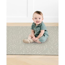 Skip Hop Baby Play Mat, Reversible Foam Floor Mat, 86" x 52", Boho Beige