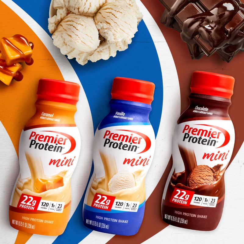 Premier Protein Premier Protein Shake MINIs, Caramel, 22g Protein, 120