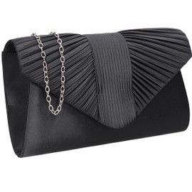 SwankySwans Women's Sophie Clutch Bag, Black