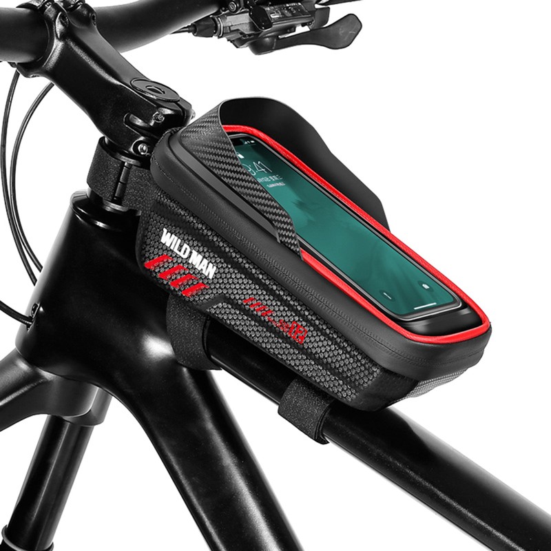 Bike Phone Bag Waterproof Top Tube Bag Bicycle Touchscreen Phone