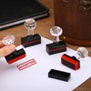 PATIKIL Confidential Stamps Self Inking Red Ink Office Stamp Refillable