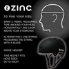 Zinc Move Helmet Safety Bike Skateboard - Black,M (50-56cm)