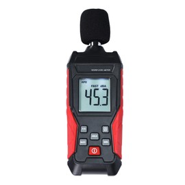 Noise Decibel Meter Portable Sound Level Meter SPL Meter 30 to 130dBA Range Sound Meter Noise Decibel Reader with Backlight LCD Displays Decibel MAX MIN Data Hold Alarm for Home, Office, Factory