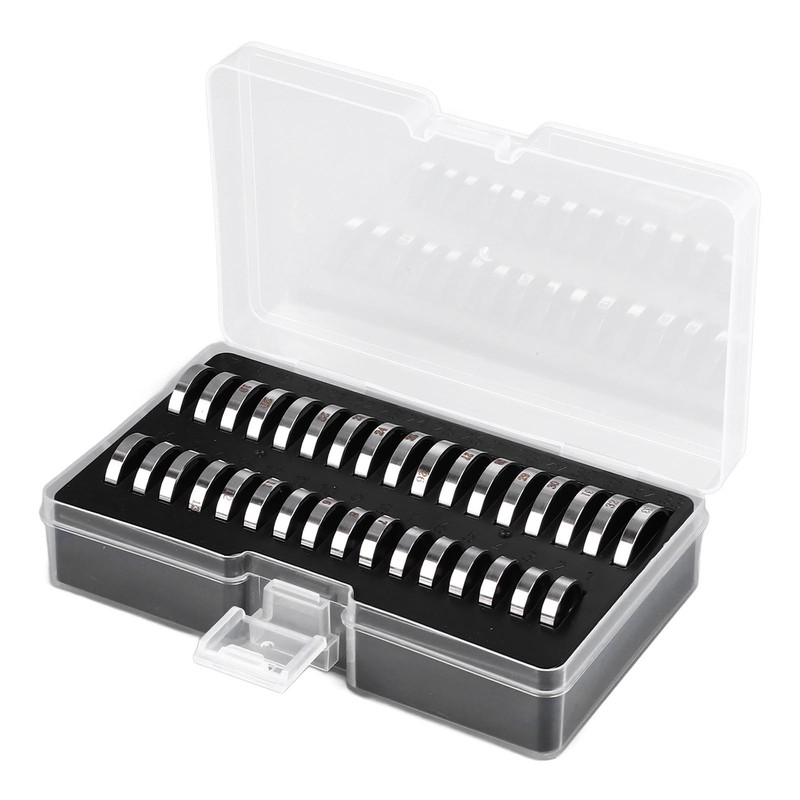 Ring Sizer Measuring Tool Portable Exquisite Polishing Stainless Steel Finger