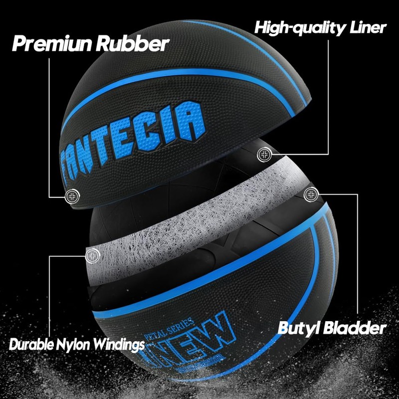 Fantecia Basketball Ball Size 7 for Adults, Outdoor Indoor Training