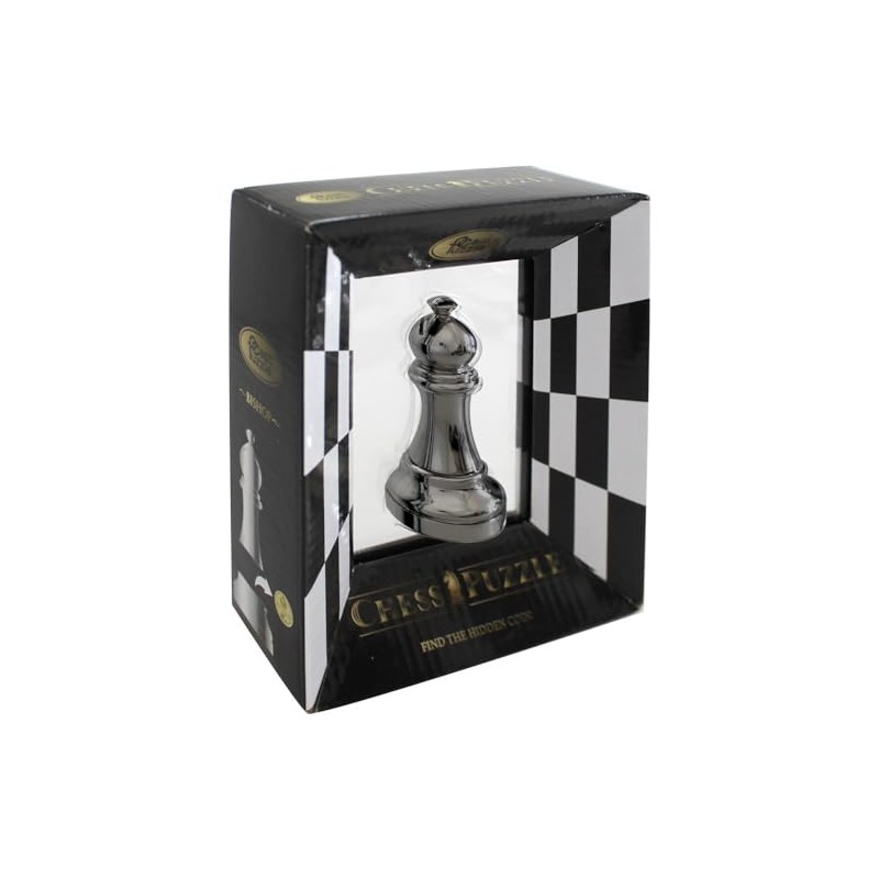 Hanayama Black Color Chess Piece - Bishop