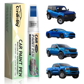 Car Touch Up Paint Velocity Blue Metallic(E7) for Ford, Color Accurate Car Scratch Repair Remover Pen Fix Auto Paint Chips and Nicks
