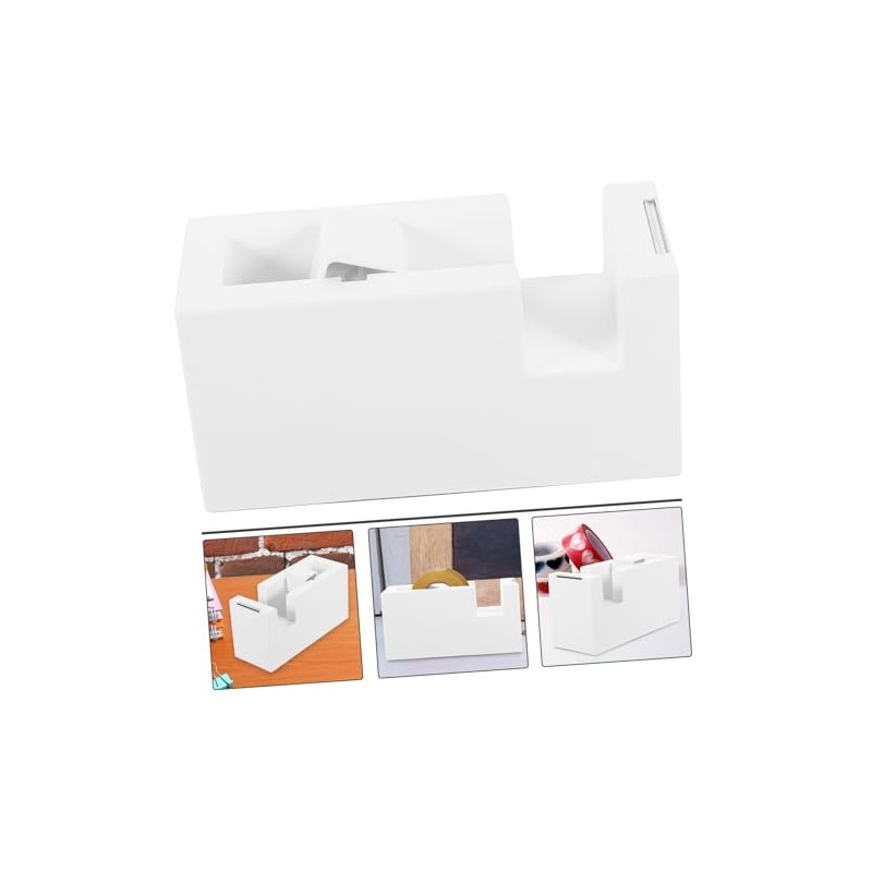 Despachador De Cinta Adhesiva Bonito Dispensador De Escritorio Resistente Fácil