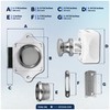 Five Oceans 2-Pack Polished Stainless Steel Keyless Push Button Latch,