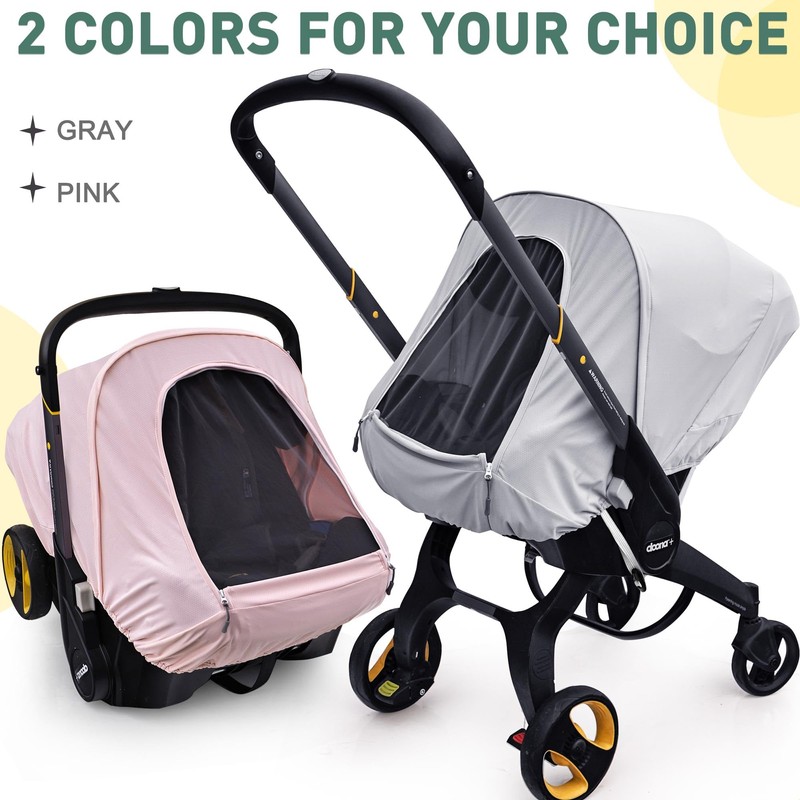 Breathable Baby Car Seat Cover Compatible with Doona Car Seat