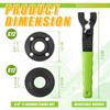 Hicarer Angle Grinder Nut Angle Grinder Wrench Kit 5/8"-11 Flange