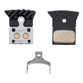 Shimano IBPL04CMFA L04C Disc Brake Pad Repair Parts, Metal, Fins, 1 Pair