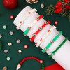 Augshy Christmas Polymer Clay Beads, 300PCS Xmas Heishi Spacer Beads