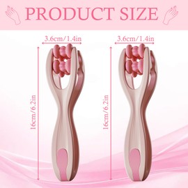 2 Stück Double Roller Finger Massage Hand und Fingermassagegerät,Fingerroller-Massagegerät, Handmassagegeräte,Finger Massage Roller für Muskel Entspannen, Arthritis, Stressabbau Wrists