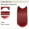 SEGO Secret Hair Extensions, 1 Weft Hair Extensions, Synthetic Hairpiece