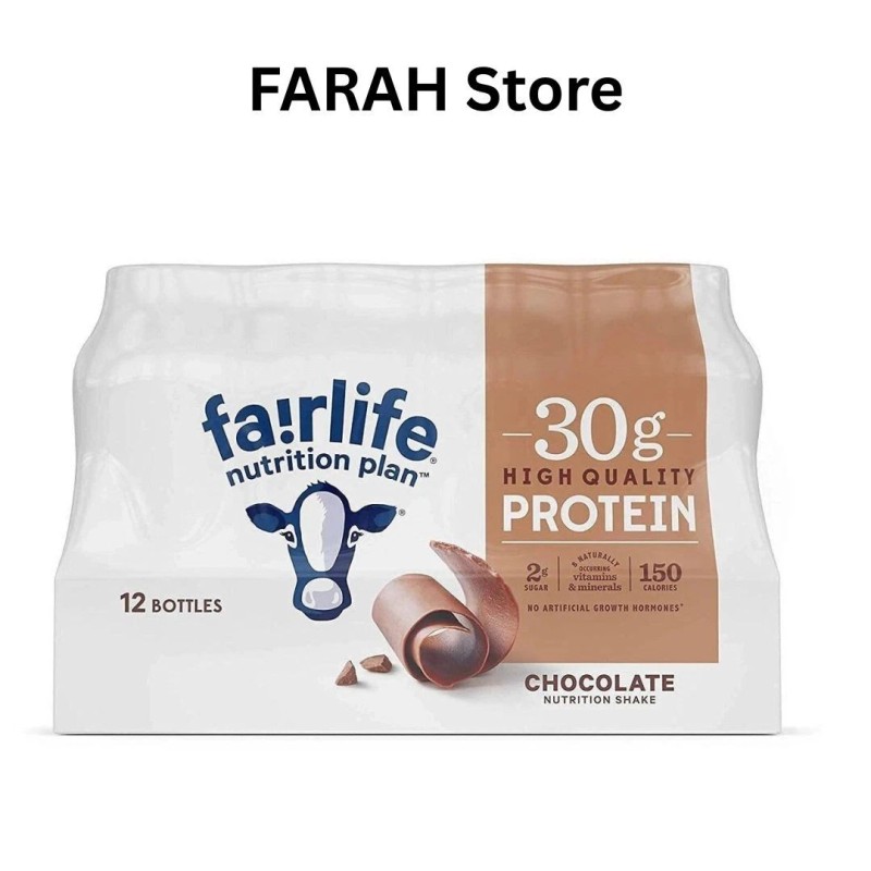 Fairlife Nutrition Plan High Protein Shake, Chocolate, 11.5 fl. oz.,