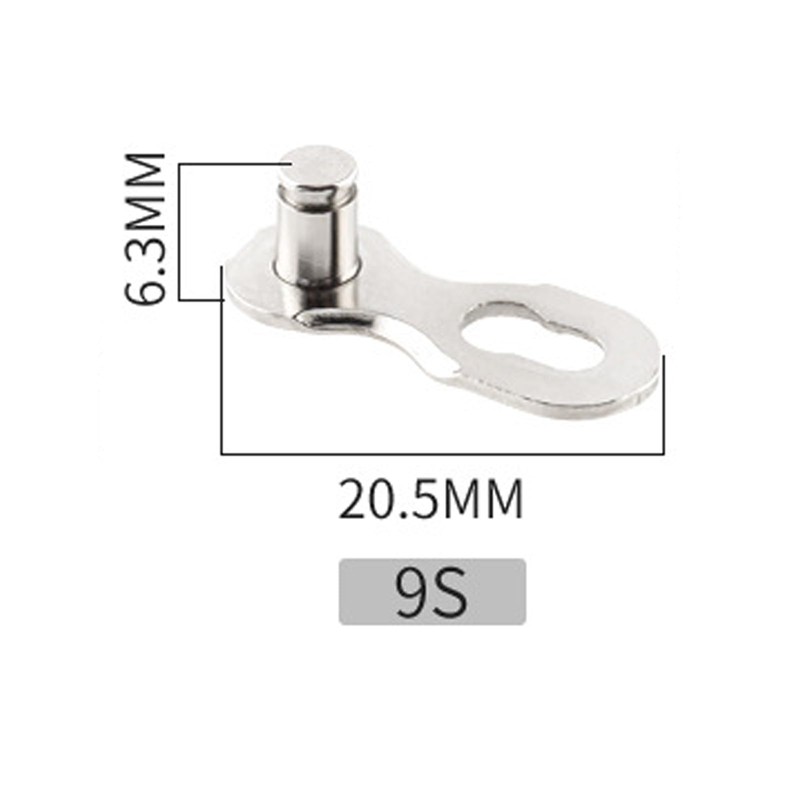 WUDQIJI Bicycle Missing Link Bicycle Chain Link 8 Pairs Chain