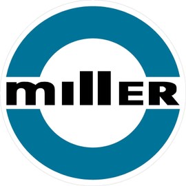 2 Pack Vinyl Sticker Decal Miller Welder 1980 Vinyl Decal, 5 in. x 5 in.