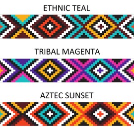 CollarDirect Aztec Dog Leash Nylon Tribal Pattern Cat Pet Leashes for Small Medium Large Dogs Puppy Lead 5 FT Long for Walking