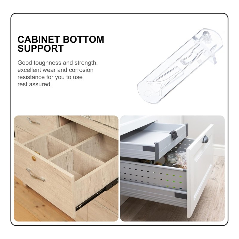 iplusmile Heavy Duty Plastic Shelf Support Pegs 20Pcs 8Mm Self-Locking