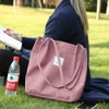 YDHfdc Corduroy Bag Large Shoulder Bag Women's Handbag Shopper Colourful