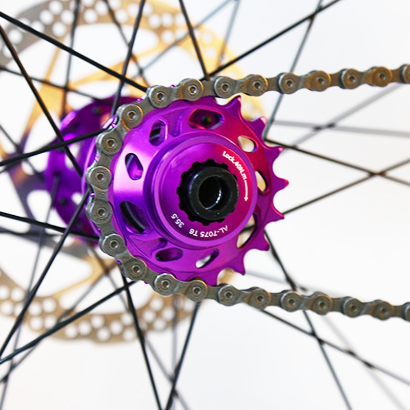 CooMeng 18T Single Speed Cogs Conversion Kit for Multi-speed Bike