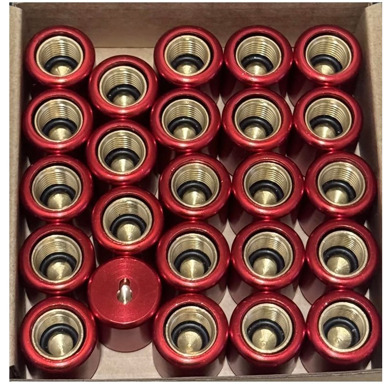 (4 Pack) 1/4 inch HVAC Locking Caps (Tool Sold Separately)