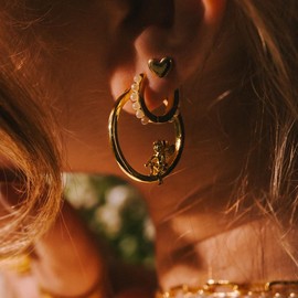 Guardian Angel Earrings - Color: Gold