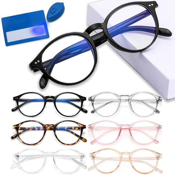 Lentes con Filtro de Luz Azul 6 pcs，Lentes para Computadora