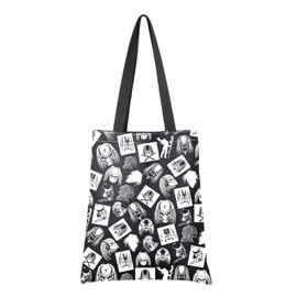 PYOUL Movie Inspired Gift P Movie Tote Bag Horror Film Fan Handbag 80’s Movie Lover Gift Sci-Fi Aliens Movie Fan Gift (P Aliens Movie Tote)