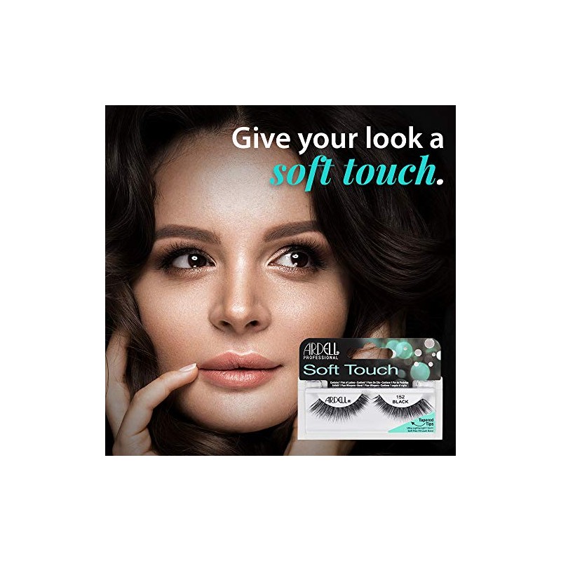 Ardell - Pestañas Postizas Soft Touch 152 Negras (4 Paquetes)