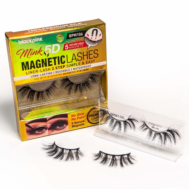BlackPink Mink 5D Magnetic Lashes Liner-Lash 2 Step Simple Lover