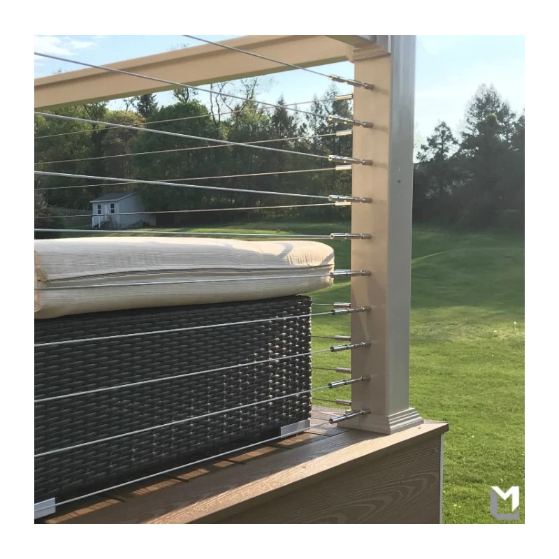 DEVLINE Rail Turnbuckle Tensioner Toggle Set with Lag Screw for