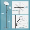 marctronic Floor Lamp, Upgraded 42W 4000LM Super Bright LED Floor