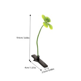 Outanaya 50pcs Cute Sprout Hair Clips Set Funny Leaf Hair Pins for Boys and Girls and Adults Adjustable Green Plant Accessories for Festivals and Parties