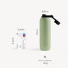 waterdrop® All-Purpose Thermos Flask, 1 Litre, Insulated Stainless Steel Drinking