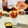 100 Pack Disposable Charcuterie Cups, 14 oz White French Fries