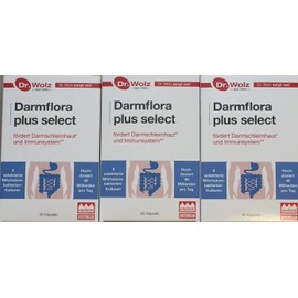 Dr. Wolz Intestinal Flora Plus Select 3 x 40 Capsules (Pack of 3)