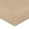 Beige king size fitted sheets Non-iron, Soft, Plain 200TC polycotton