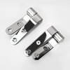 Fanmitrk Stainless Steel Hinge Set for Toilet Lid, Suitable for