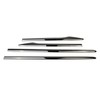 crosselec Glossy Black Door Panel Trim Strip Cover Acessories for