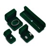 Oirlv Luxury Velvet Bangle Box in Dark Green Jewellery Storage